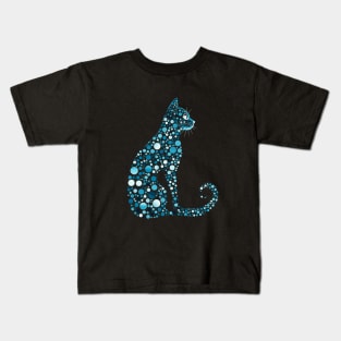 Happy Dot Day Cute Cat Kids T-Shirt